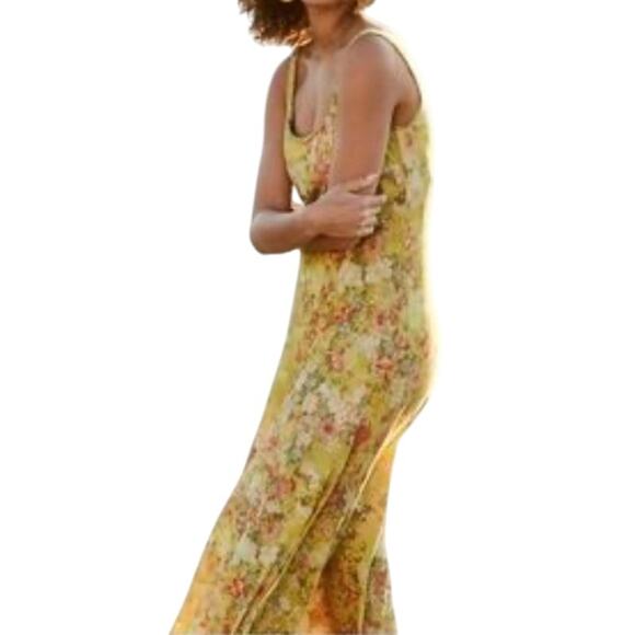 Peruvian Connection XS Womens St Barth Maxi Dress Tank Sleeveless Floral - Picture 10 of 10